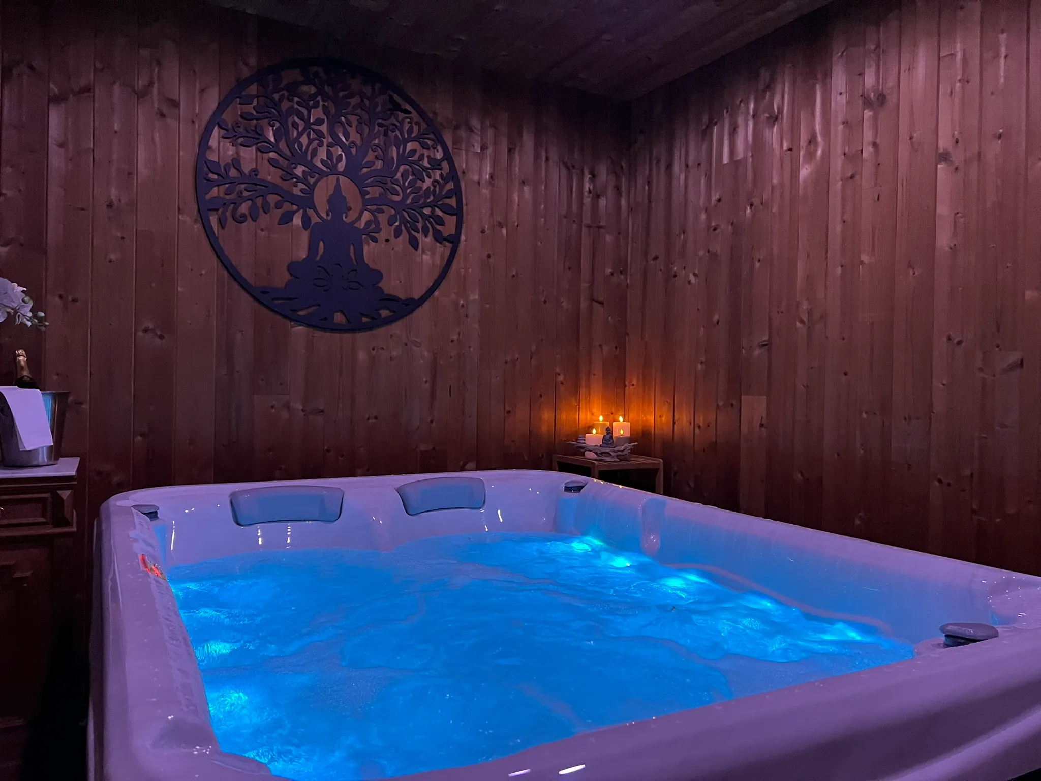 Jacuzzi intérieur élégant